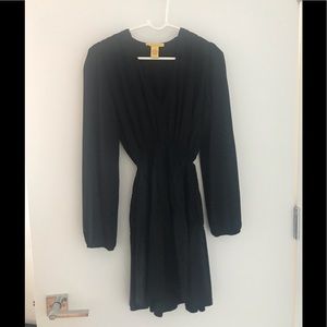 Catherine Malandrino black long sleeve dress